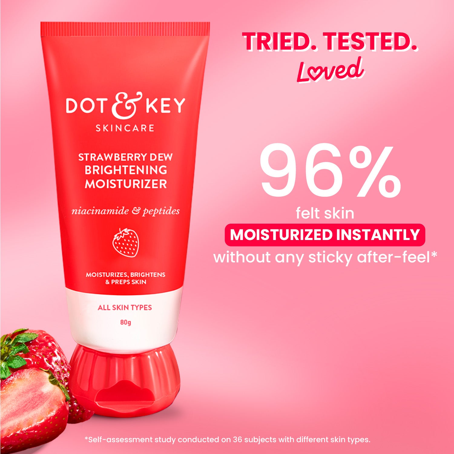 STWABERRY DEW BRIGHTENING MOISTURISER